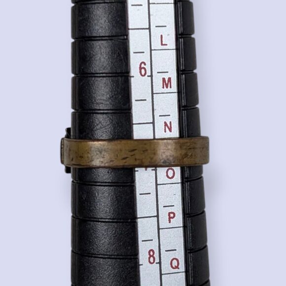 Antique Etched Plate Ring - Picture 8 of 8